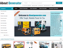 Tablet Screenshot of aboutgenerator.com